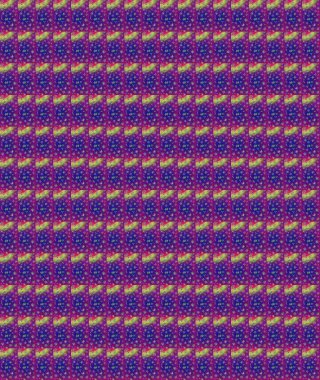 Robot resim. Küçük çiçekteki sevimli çiçek deseni. Raster illüstrasyonu.