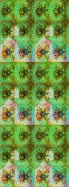 Taslak desenli, modaya uygun kumaş deseni. Şirin çiçek elementleri. Raster illüstrasyonu. Düz Çiçek Elementleri Tasarımı. Renkli Bahar Teması çizim şablonu.