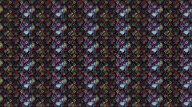 Çiçek arkaplanlı soyut zarafet eskiz deseni. Raster Güzel kumaş deseni.