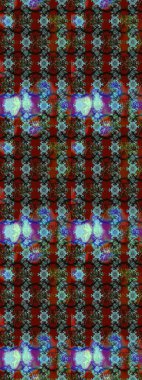 Gömlek baskısı için çiçek boyası. Çiçek desenli eskiz. Kırmızı, mavi ve kahverengi renkte çiçekler.