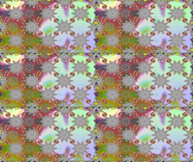 Sulu Boya Dikişsiz desen. Trendy yazdırma. Güzel desen dekorasyon ve tasarım için. Vintage. Çiçek suluboya çizimler ve zarif desen. Raster illüstrasyon.