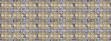 Raster geleneksel altın pürüzsüz deseni nötr renklerde. Barok tarzında kusursuz bir doğulu süsü..