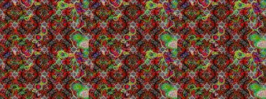 Çiçekli karalama şeklinde Raster çiçek deseni. Renkli çiçekler. Nazik, narin çiçek arkaplanı.