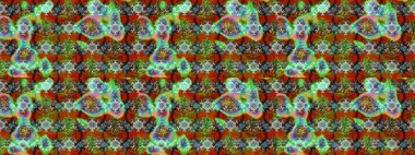 Raster illüstrasyonu. Robot resim. Küçük çiçekte sevimli çiçek deseni var..