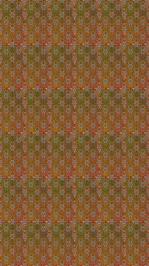 Kusursuz Renksiz Bahar Temalı Kusursuz Arkaplan. Kahverengi ve bej renkli çiçekler. Sevimli çiçek raster deseni. Düz Çiçek Elementleri Tasarımı.