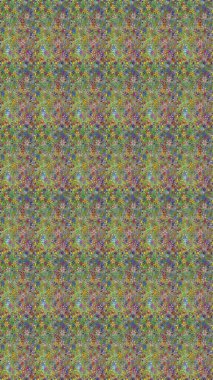 Yeşil ve nötr çiçekli kusursuz desen, suluboya çiçek deseni, güzel çiçek, duvar kağıdı, kart veya kumaş için fayanslı. Raster - stok.