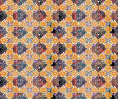 Düz Çiçek Elementleri Tasarımı. Çiçekli eskiz çizimi. Bej renkli çiçekler. Renkli Yaz Teması çizim şablonu.