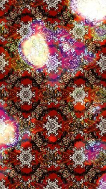 Çiçekli karalama şeklinde Raster çiçek deseni. Renkli çiçekler. Nazik, sevimli çiçek arkaplanı..