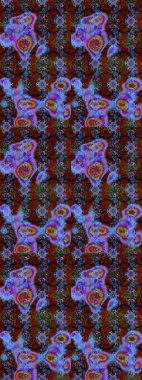 Güzel kumaş deseni. Raster suluboya deseni, narin çiçekler, mavi çiçekler, tebrik kartı şablonu..