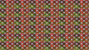 Çiçeksiz desenli arka plan. Gömlek baskısı için çiçek boyası. Kahverengi ve gri renkte çiçekler.