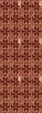 Altın karalama fantezi yapraklarından ve kahverengi renkli çiçeklerden Raster soyut çiçek çelengi. El yapımı dekoratif çerçeve, albüm kapağı, tebrik kartı, klasik Art deco tarzı.