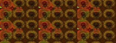 Modern stil dokusu. Çiçek desenli raster, kahverengi çizgi grafik deseni soyut raster arkaplan.