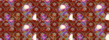 Küçük bir çiçekte eskiz deseni. Hoş bir çiçek geçmişi var. Güzel kumaş deseni. Raster illüstrasyonu.