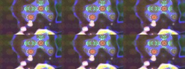 Raster düz çiçek çizim deseni. Hediye ambalaj kağıdı, tebrik kartları, posterler ve pankart tasarımı. Kahverengi renkte çiçekler.