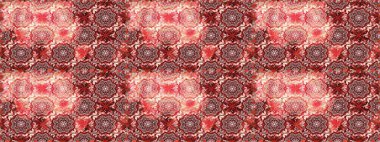 Düz Çiçek Elementleri Tasarımı. Renkli Bahar Temalı Kusursuz Arkaplan. Raster illüstrasyonunda kusursuz çiçek deseni. Süslü kumaş deseni.