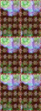 Renkli Yaz Temalı Kusursuz Arkaplan. Düz Çiçek Elementleri Tasarımı. Sevimli çiçek raster deseni. Kahverengi ve nötr renkte çiçekler.