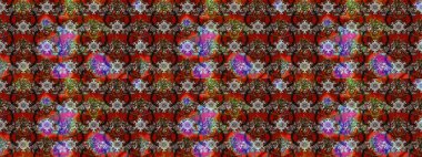 Düz Çiçek Elementleri Tasarımı. Renkli Bahar Teması eskiz kalıbı. Şirin çiçek elementleri. Taslak desenli, modaya uygun kumaş deseni. Raster illüstrasyonu.