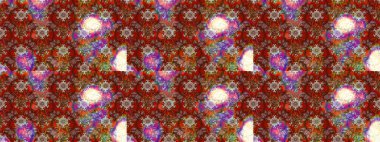 Küçük bir çiçekte eskiz deseni. Hoş bir çiçek geçmişi var. Güzel kumaş deseni. Raster illüstrasyonu.