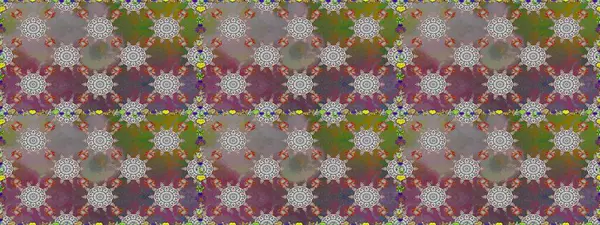 Gri ve kahverengi renklerde parlak çiçekli halı ile kusursuz desen.