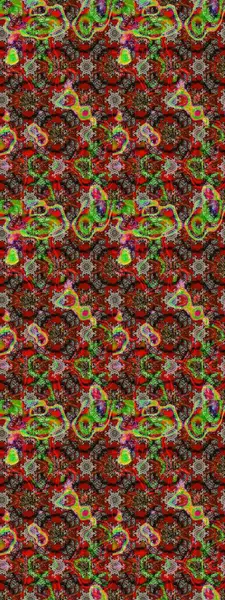 Kırmızı renkte çiçekler. Raster illüstrasyonunda çiçek deseni çizimi.