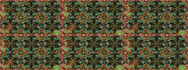 Altın desenli çiçek dekoru. Çizgi sanatı tasarım şablonu için kusursuz sınır. Kahverengi renklerde altın element. Davetiyeler, kartlar, web sayfası için Raster illüstrasyon. Doğu tarzı ögesi.