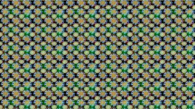 Eskiz geçmişi. Raster illüstrasyonu. Renkli desenli eskiz deseni nötr çiçekler ve dekoratif elementlerle. Eski usul. Kumaş, tekstil ve duvar kağıdı baskısı için..