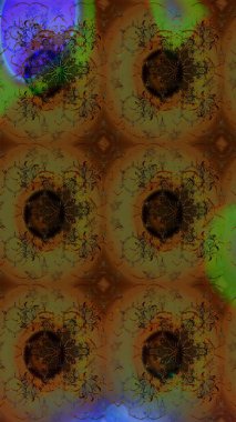 Düz Çiçek Elementleri Tasarımı. Renkli Bahar Teması eskiz kalıbı. Raster..