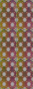 Raster illüstrasyonu. El yapımı çiçek ve bitki koleksiyonu. Şirin karalama çiçekleri olan kusursuz çiçek desenleri. Eskiz tarzı kahverengi ve gri renklerde. Raster illüstrasyonu.