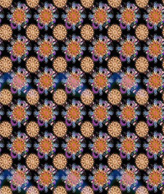 Yumuşak pamuk tasarımı. Yumuşak fayans. Raster 'ın taze dokusu. Paketleme, tekstil, duvar kâğıdı için çiçek eskizi. Klasik çiçek deseni.