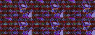 Düz Çiçek Elementleri Tasarımı. Kahverengi ve kırmızı renkte çiçekler. Renkli Yaz Temalı eskiz kalıbı. Çiçekli retro deseni çiz.