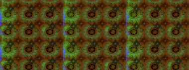 Renklerde güzel çiçekler ve yapraklar olan eskiz deseni, suluboya çiçek deseni, duvar kağıdı, kart veya kumaş için fayanslı. Raster illüstrasyonu.