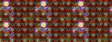 Elle çizilmiş sonbahar çiçeği deseni. Renkli kahverengi ve kırmızı çizim kalıpları. Doodle tarzı. Tekstil ve kapak tasarımı için mükemmel. Kahverengi ve kırmızı renkte çiçekler.