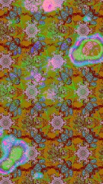 Doodle tarzı. Renkli çiçekler. Tekstil ve kapak tasarımı için mükemmel. Elle çizilmiş sonbahar çiçeği deseni. Renkli çizim deseni.