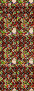 Düz Çiçek Elementleri Tasarımı. Raster Şirin kumaş deseni. Renkli Bahar Teması eskiz kalıbı. Eskiz klasiği.