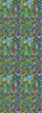 Suluboya kusursuz desen. Çiçeğin suluboya çizimlerinin mükemmel deseni. Dekorasyon ve tasarım için güzel bir desen. Eski model. Moda yazdırma.