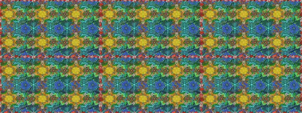 Mavi ve yeşil renkli çiçekler. Çiçekli karalama şeklinde Raster çiçek deseni. Nazik, sevimli çiçek arkaplanı..