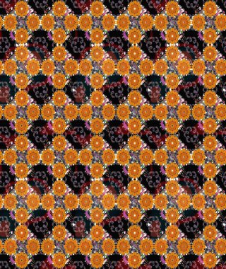 Suluboya, elle çizilmiş. Raster - stok. Eskiz arkaplan modeli. Vadinin turuncu renkli çiçekleri.