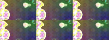 Çiçek arkaplan. - Yeşil çiçekler. Çiçek kolajı. Çiçek kompozisyonu. Doğa. Raster deseni. Küçük çiçekte güzel desen var..