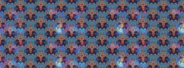 Mavi renkli çiçekler. Renkli Yaz Temalı eskiz kalıbı. Düz Çiçek Elementleri Tasarımı. Raster illüstrasyonunda çiçek deseni çizimi.