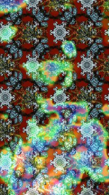 Nazik, narin çiçek arkaplanı. Çiçekli karalama şeklinde Raster çiçek deseni. Çiçekler yeşil, mavi ve gri renkte.