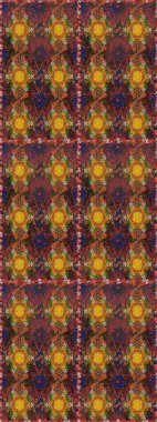 Sevgililer günü ve tebrik kartı konsepti için şık bir davetiye. Üst manzara, yumuşak kahverengi ve turuncu renkli. Manzaralı çiçek deseni. Çiçek kompozisyonu, el boyası, hassas şablon..