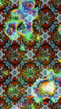 Raster Moda kumaş deseni. Çizgi çizimi kalıbı. Şirin çiçekler..