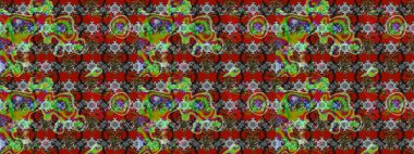 Kırmızı renkte çiçek çizimi. Kırmızı renkte çiçekler. Çiçek deseni. Şatafatlı bahar bahçesi dokusu. Raster illüstrasyonu.