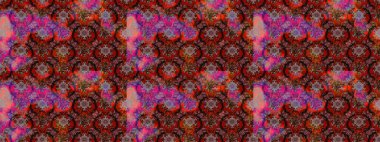 Moda baskıları için zarif bir şablon. Modern çiçek arkaplanı. Parlak renkli çiçekleri ve kahverengi renkli yaprakları olan harika bir çiçek deseni. Halk stili.