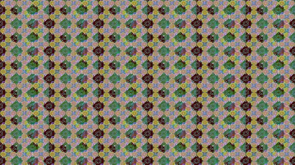 Küçük çiçekteki sevimli çiçek deseni. Varicologreen Raster çizimi. Birçok yeşil soyut çiçekli tropikal çizim deseni.