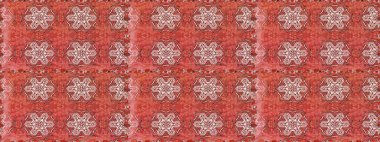 Davetiye ve kartpostal tasarımı için dekoratif çiçek unsurları. Yapraklı kusursuz desen. Şirin, zarif çiçekler Raster illüstrasyonu. Tekstil için figür. Poster veya kapak için arkaplan.