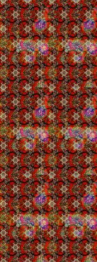 Eski usul. Kumaş, tekstil, duvar kağıdı baskısı için. Eskiz geçmişi. Tomurcukları çiçek olan sevimli bir çiçek deseni. Raster. Raster illüstrasyonu.