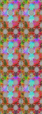 Çiçeksiz desenlerin resmi. Vadinin gri renkli çiçekleri.