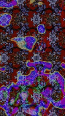 Flower eskiz arka planı. Şatafatlı bahar bahçesi dokusu. Çiçek deseni. Raster illüstrasyonu.