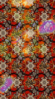 Nazik romantik baskı. Renkli çiçekler. Bahar mevsimi. Raster güzel bir çiçek deseni çizmiş. Tatil havası..